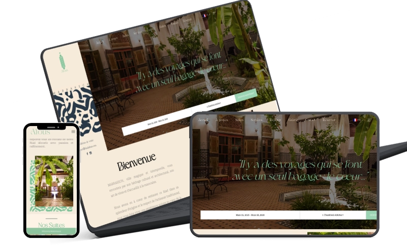 UI UX design for modern websites